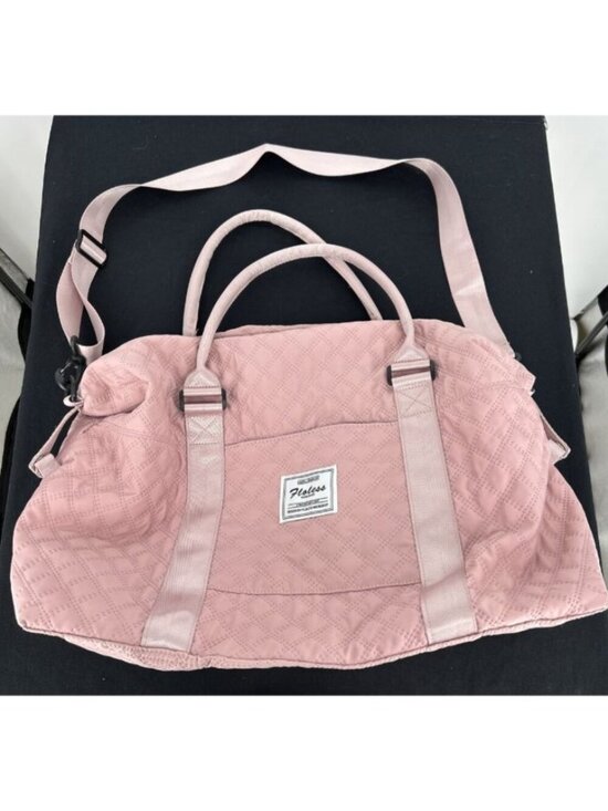 Floless workshop Handbags - Floless Workshop Duffle bag Camill Emma Limited Edition Pink Quilted Crossbody